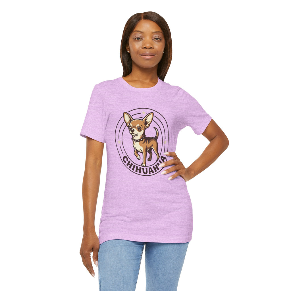 Chihuahua Graphic Tee — Cute Cartoon Dog T‑Shirt for Chihuahua Lovers