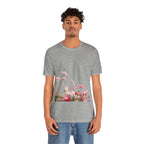 Floral Meadow Tee – Pink Wildflower Field Graphic T-Shirt