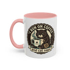 Coffee Lovers Mug — Rustic 'Coffee & Hops' Accent Ceramic Mug (11/15oz)