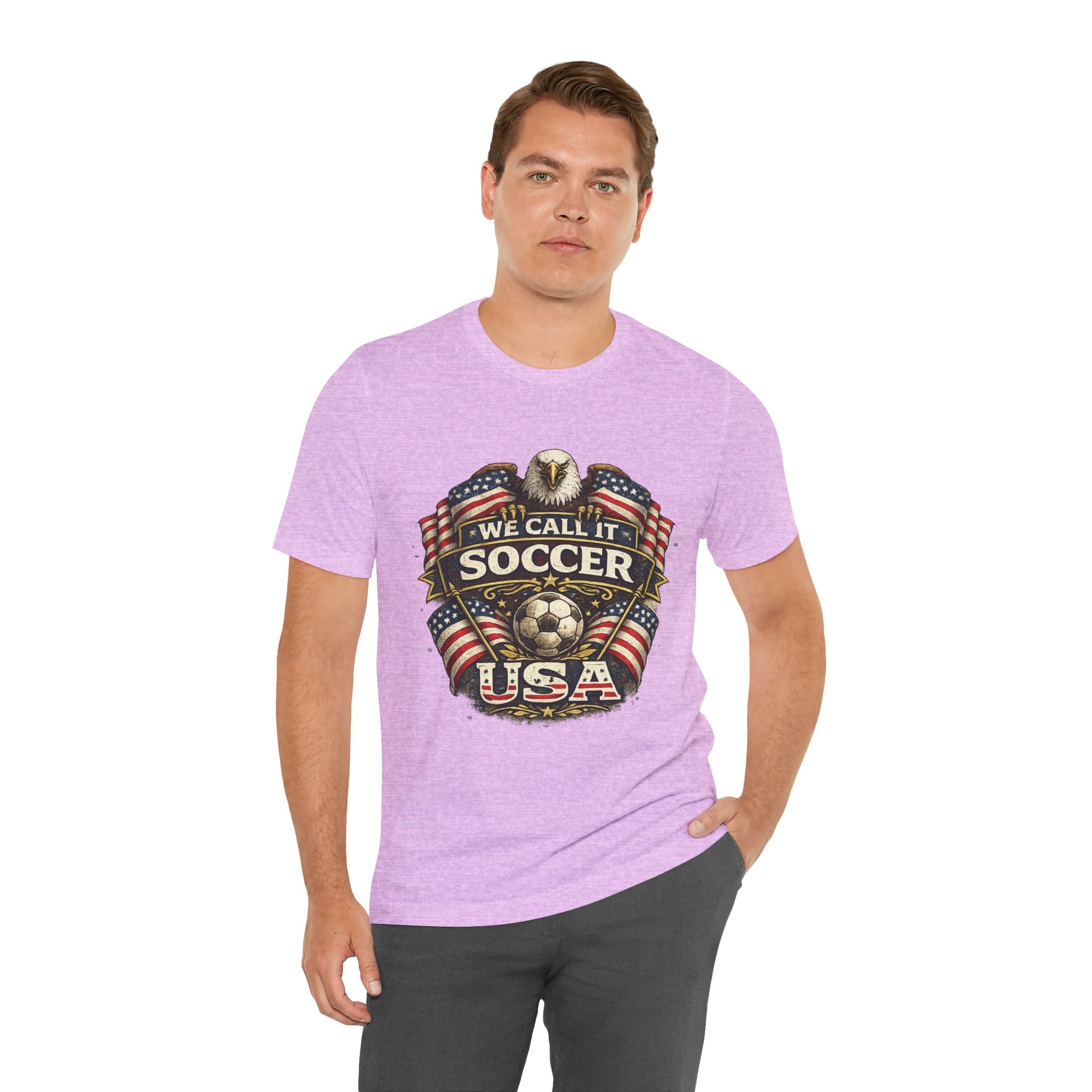 We Call It Soccer USA T-Shirt – Patriotic Eagle Soccer Tee
