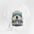 Dios 10 Argentina Soccer Tee — Maradona Tribute Football Shirt