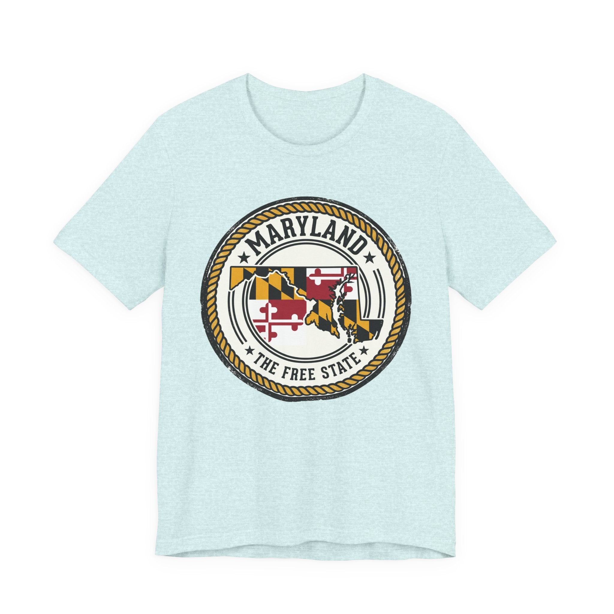 Maryland State Seal T-Shirt – The Free State Flag Emblem Tee