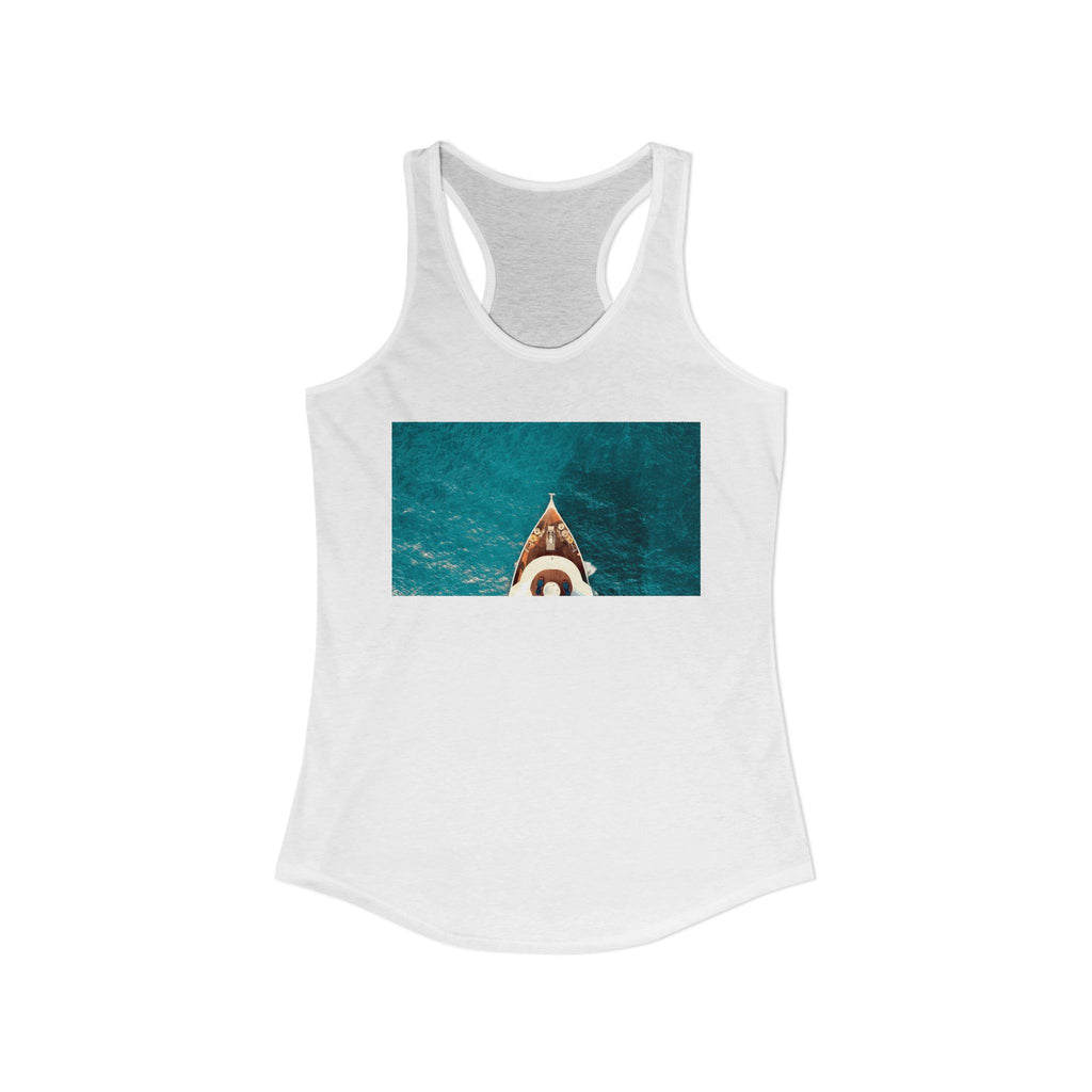 Women's Ideal Racerback Tank - Summer Boat