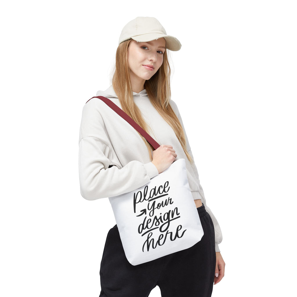 Custom Printed Tote Bag — Personalized All-Over-Print Canvas Shopper