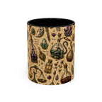 The Alchemist's Cabinet Coffee Mug — Vintage Apothecary Accent Mug (11/15 oz)