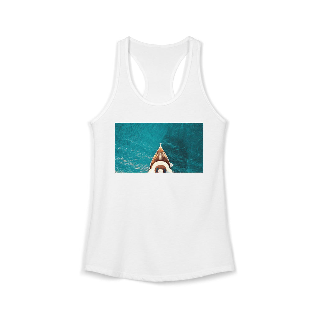 Women's Ideal Racerback Tank - Summer Boat