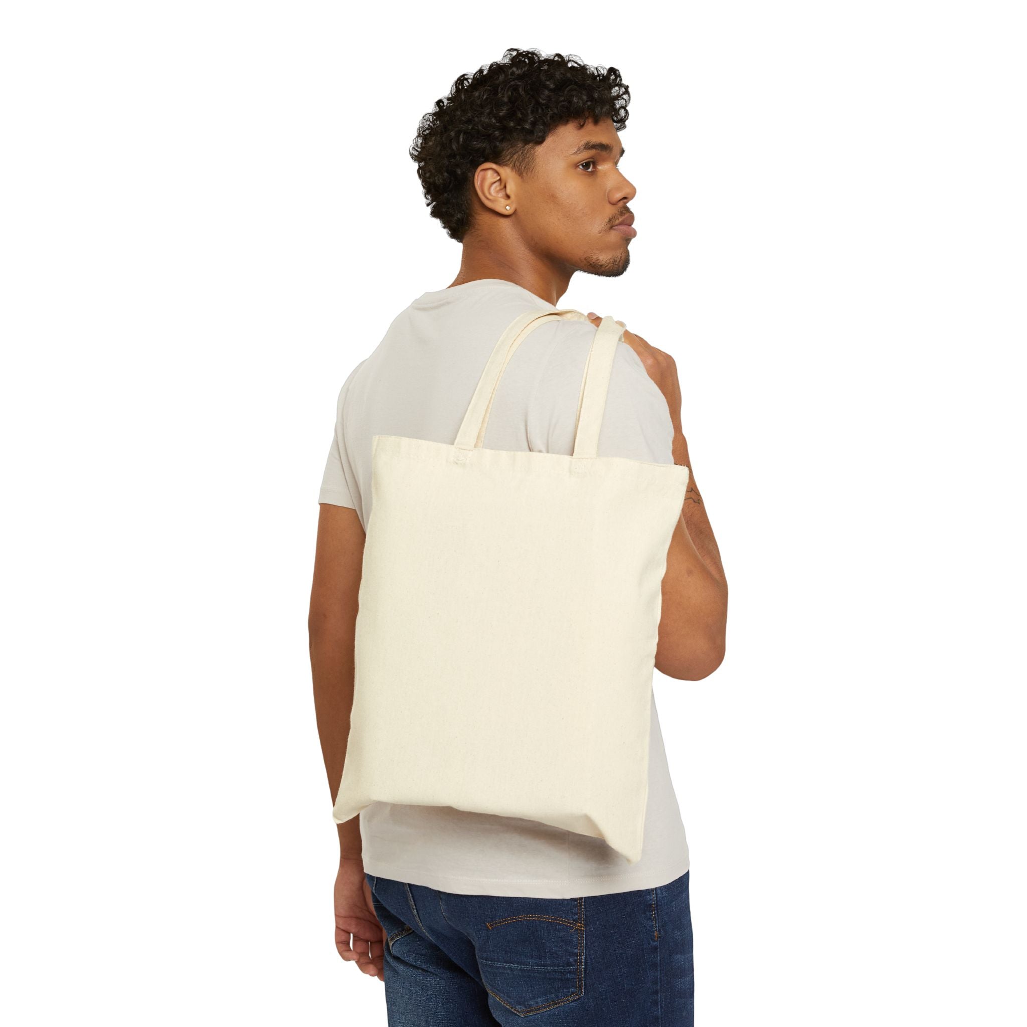 Tote Bag — "Hetero Tamas" Retro Rainbow Canvas Tote