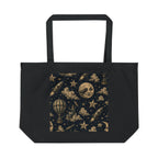 Octopus Garden Eco Tote Bag — Vintage Sea Creature Canvas Market Tote