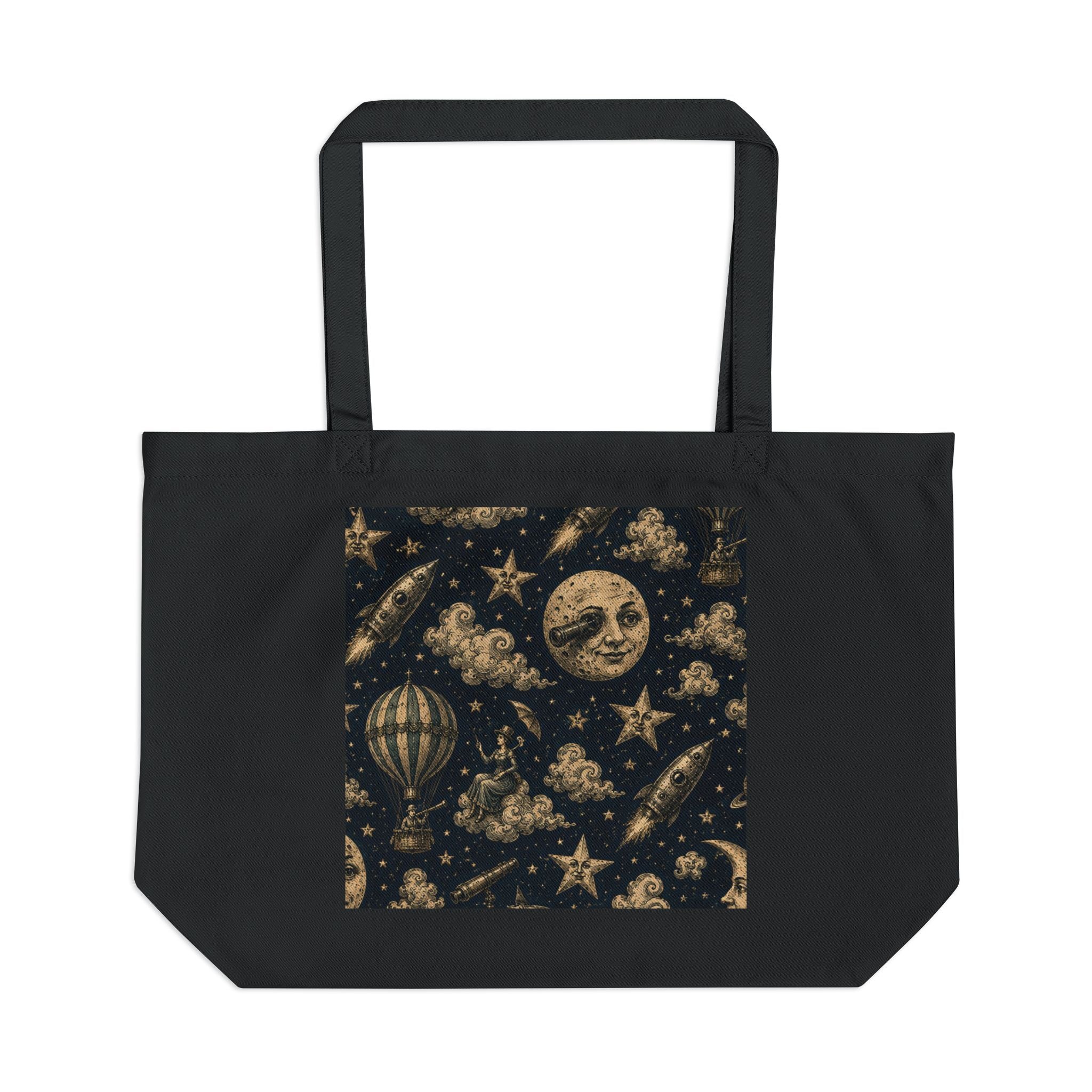 Octopus Garden Eco Tote Bag — Vintage Sea Creature Canvas Market Tote
