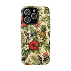 Tropical chihuahua Phone Case — Floral Pineapple Protective Tough Case