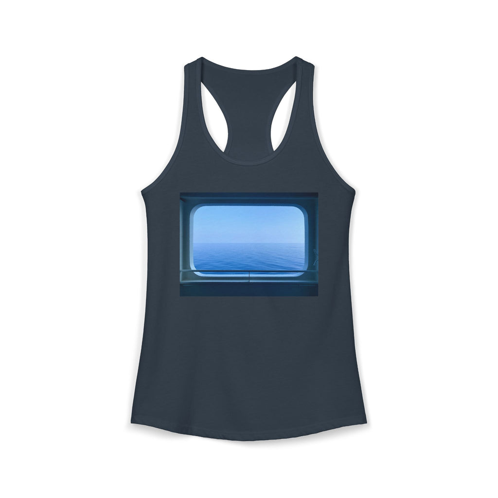 Women's Ideal Racerback Tank - Summer Ocean View