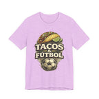 T-Shirt — Tacos & Fútbol Graphic Tee — Soccer Fan Mexican Food Mashup
