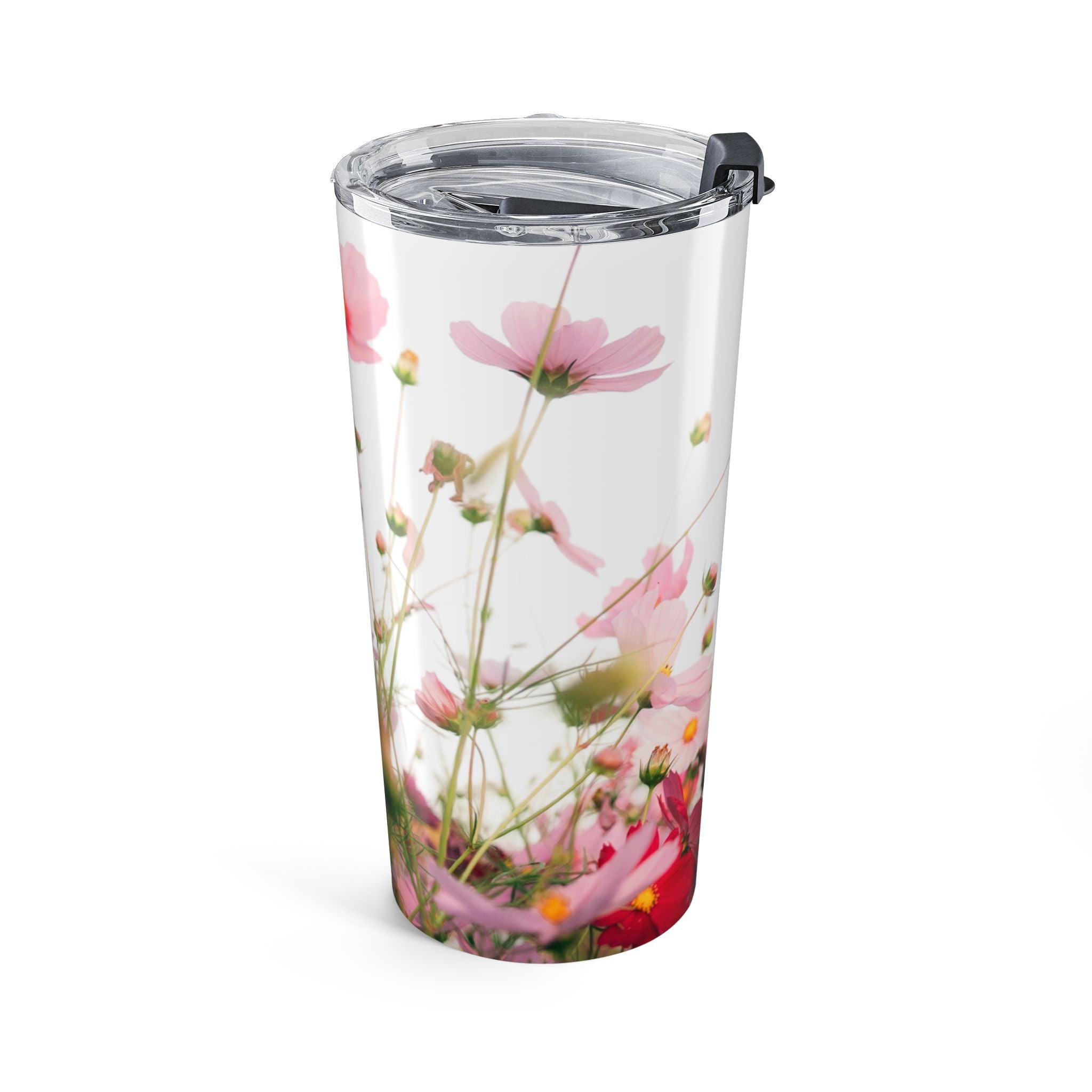 20oz Floral Tumbler - Pink Cosmos Insulated Travel Cup