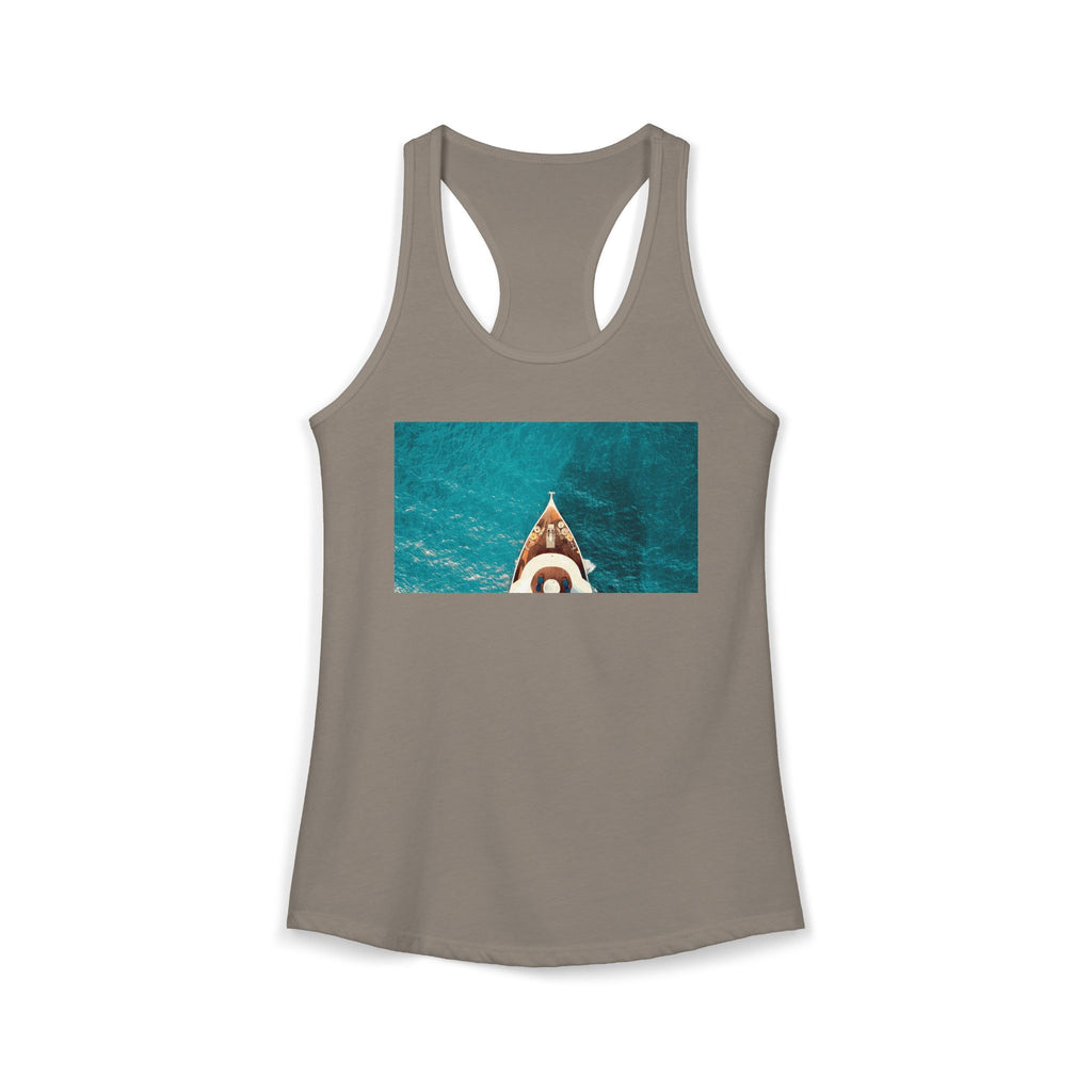 Women's Ideal Racerback Tank - Summer Boat