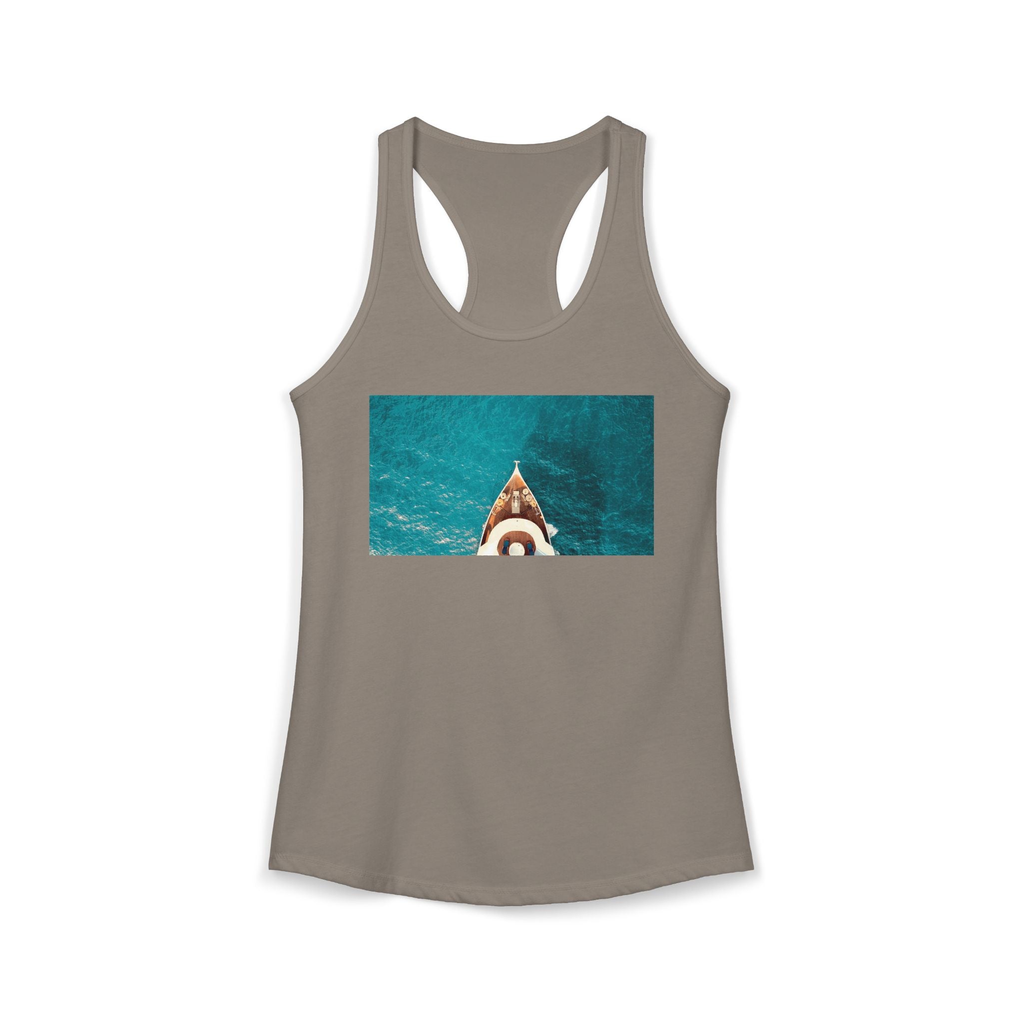 Women's Ideal Racerback Tank - Summer Boat