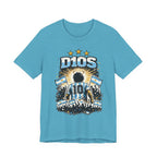 Dios 10 Argentina Soccer Tee — Maradona Tribute Football Shirt