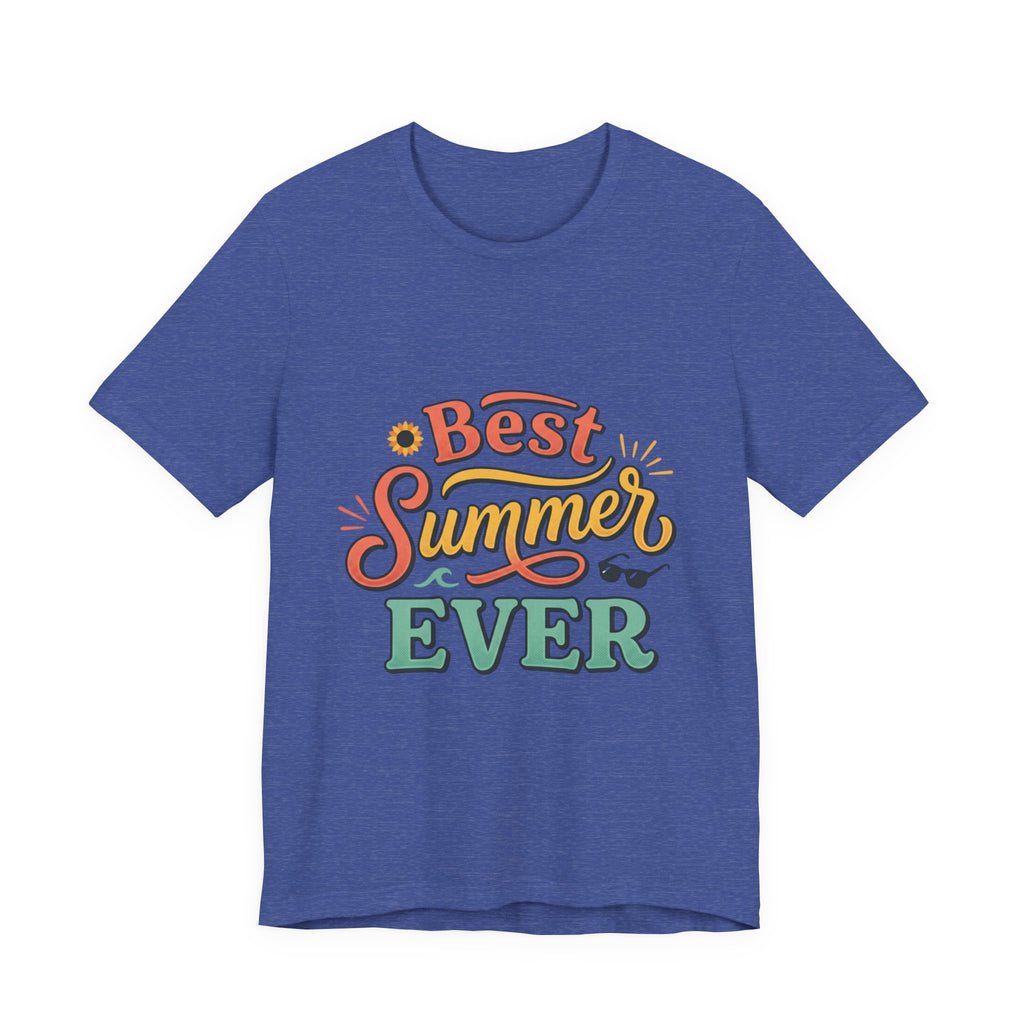 Best Summer Ever T-Shirt — Retro Colorful Vacation Tee