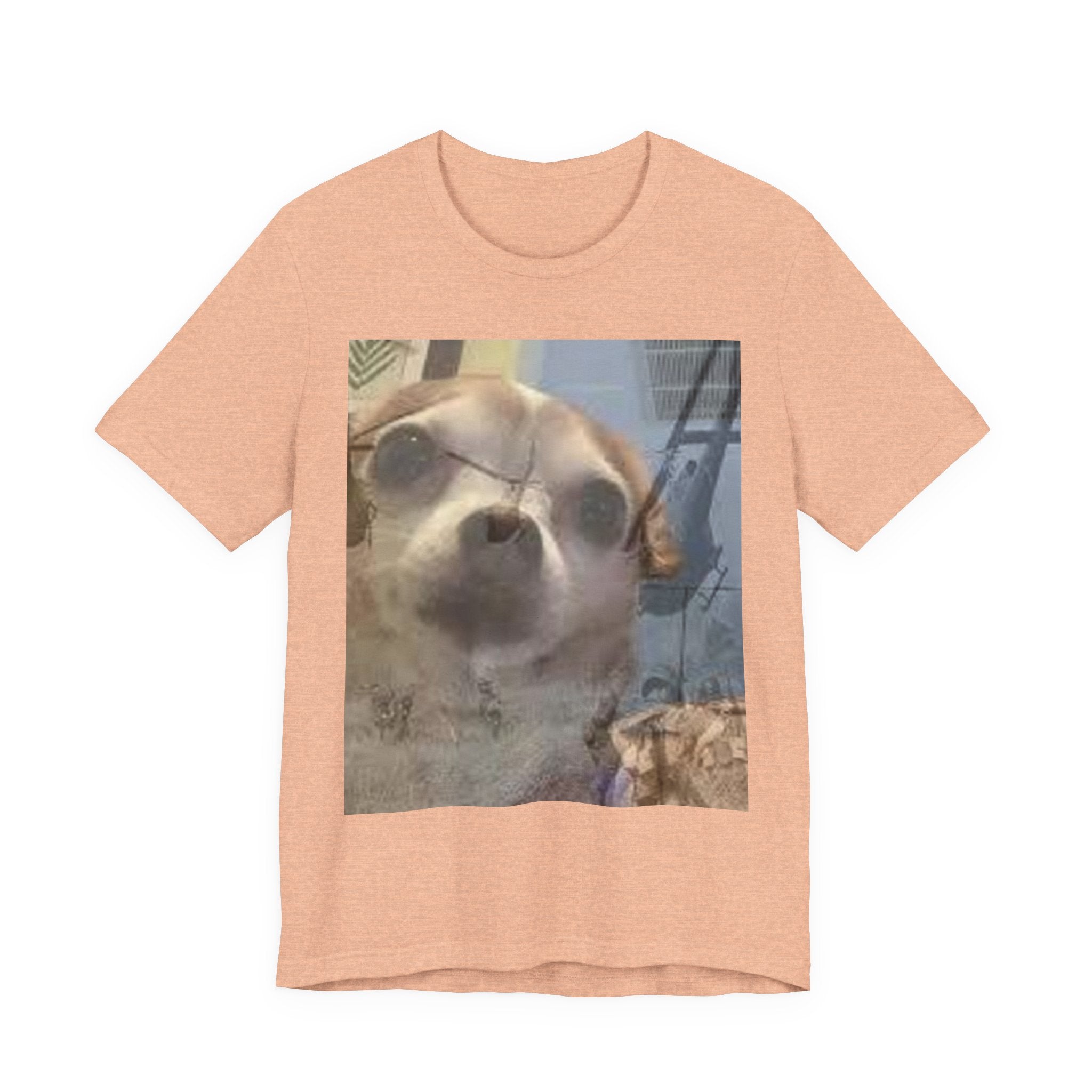 Funny chihuahua trauma  Dog T‑Shirt — Cute Chihuahua Photo Tee
