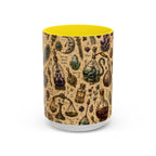 The Alchemist's Cabinet Coffee Mug — Vintage Apothecary Accent Mug (11/15 oz)