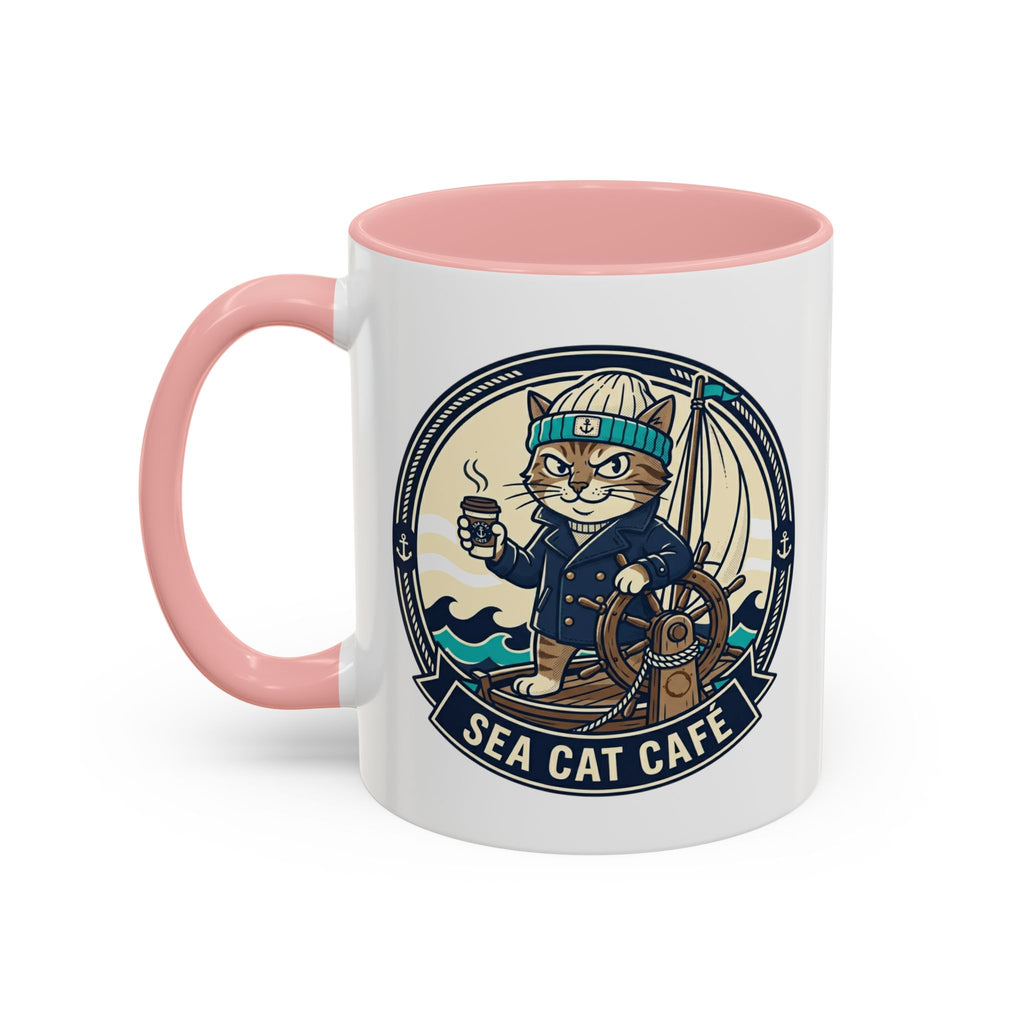 Nautical Sailboat Coffee Mug – Vintage Ocean Adventure Accent Mug