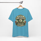 Mexico Soccer T‑Shirt — "Hecho en México, Criado con Fútbol" Vintage Football Tee