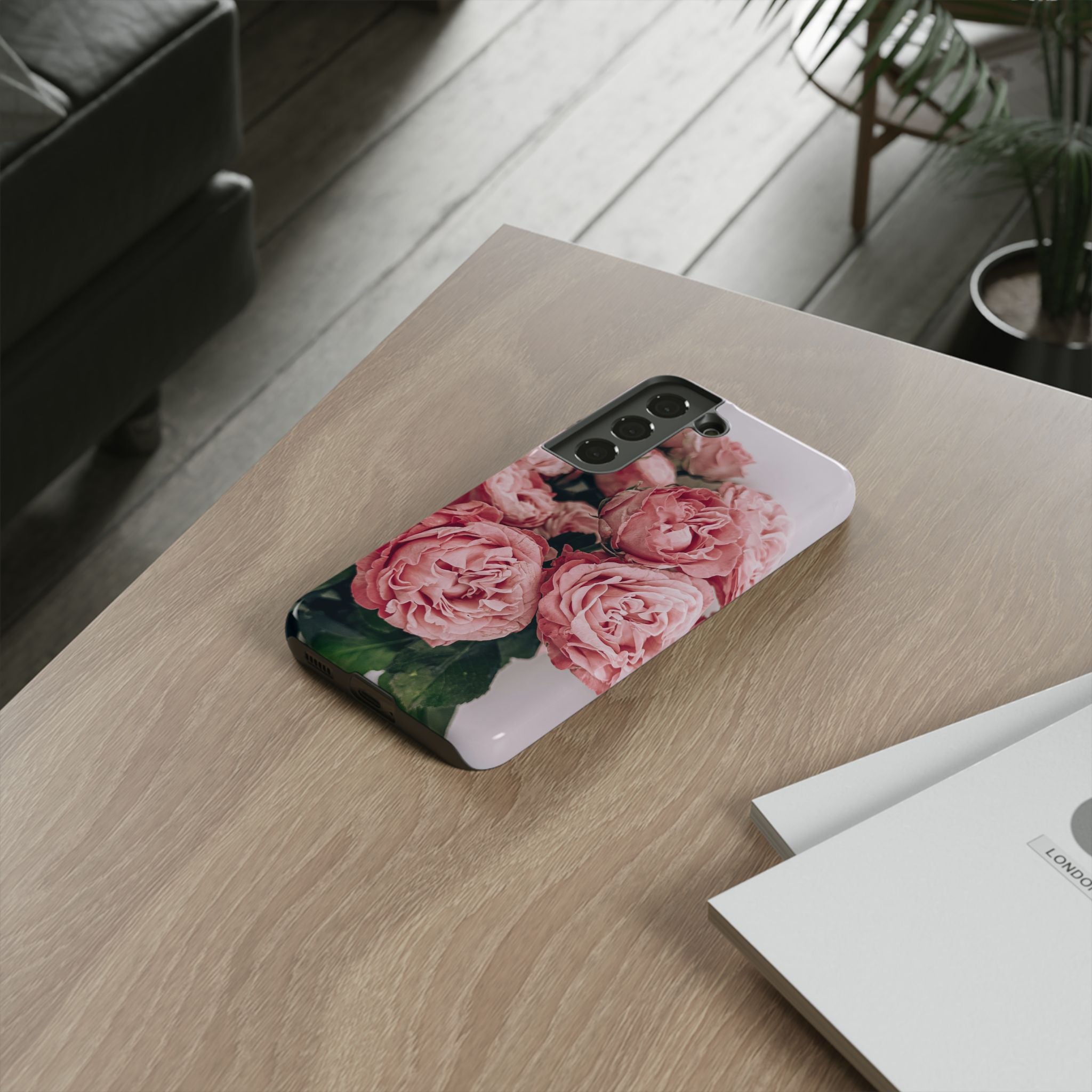 Tough Case — Pink Peonies Floral Phone Case
