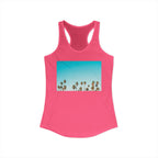 Women's Ideal Racerback Tank - Summer Palms