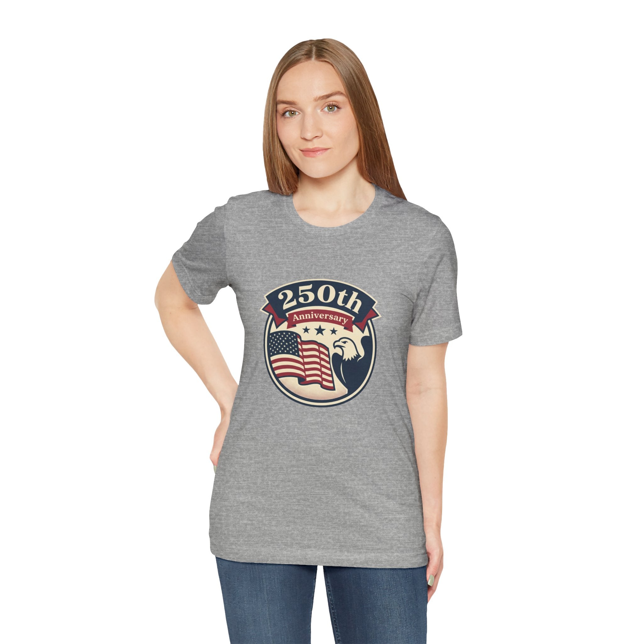 250th Anniversary Eagle & American Flag T-Shirt