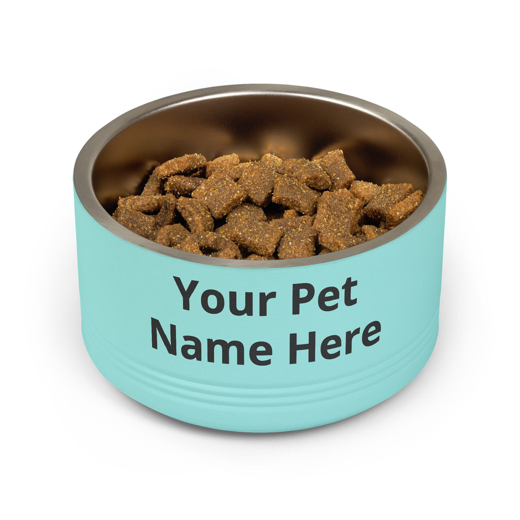 Personalized Pet Bowl – Custom Name 18oz Stainless Steel Dog & Cat Feeding Bowl