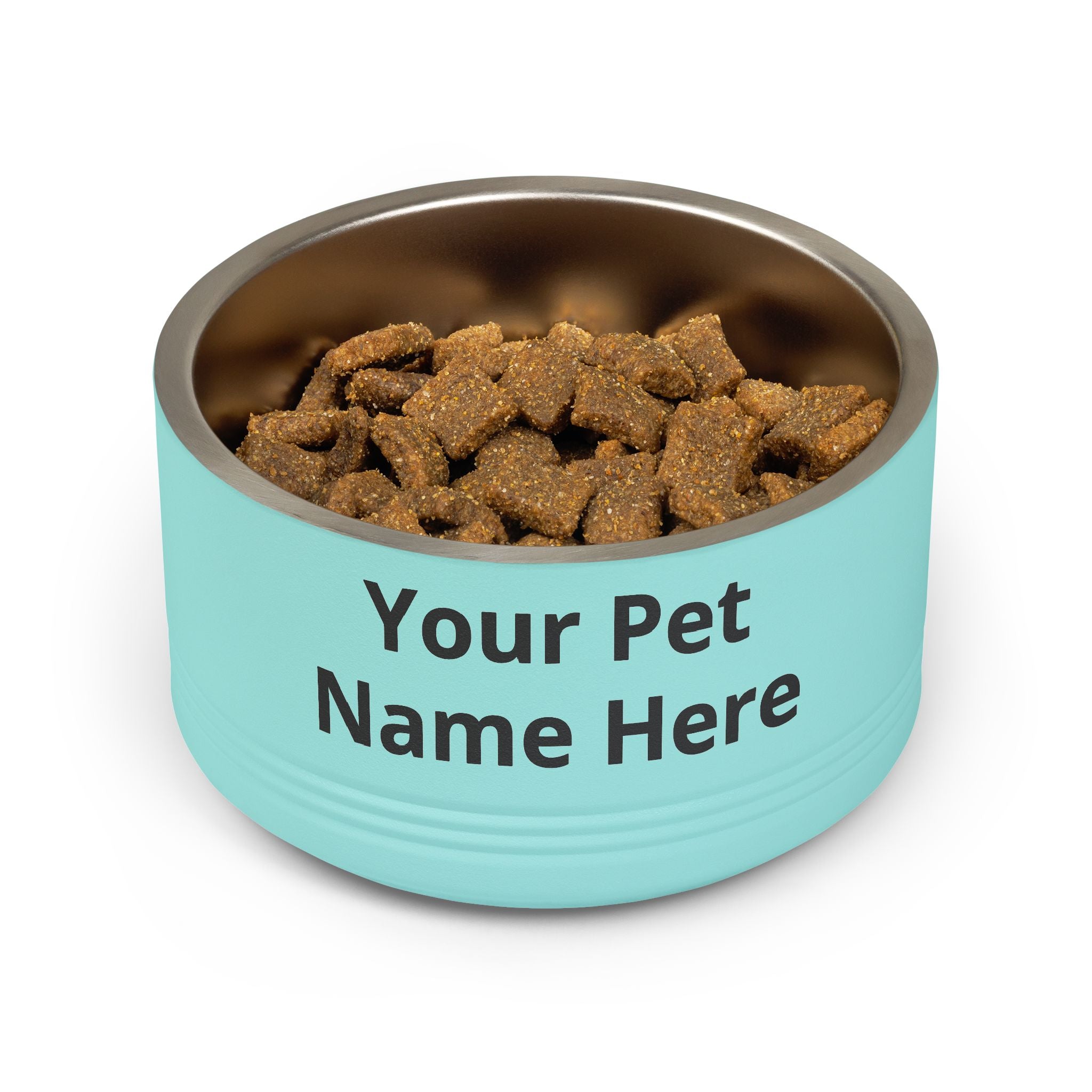 Personalized Pet Bowl – Custom Name 18oz Stainless Steel Dog & Cat Feeding Bowl