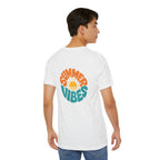 Summer Vibes Tee — Retro Sun Graphic Back Print