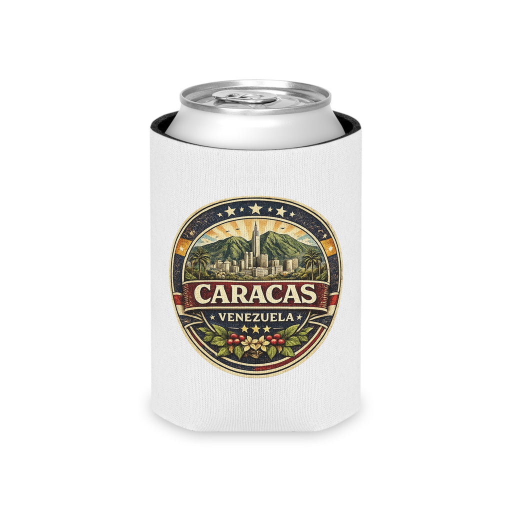 Caracas Venezuela Vintage Seal Can Cooler