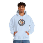 Patriotic Cat Hoodie — "Ready for the Stars" Graphic Pullover