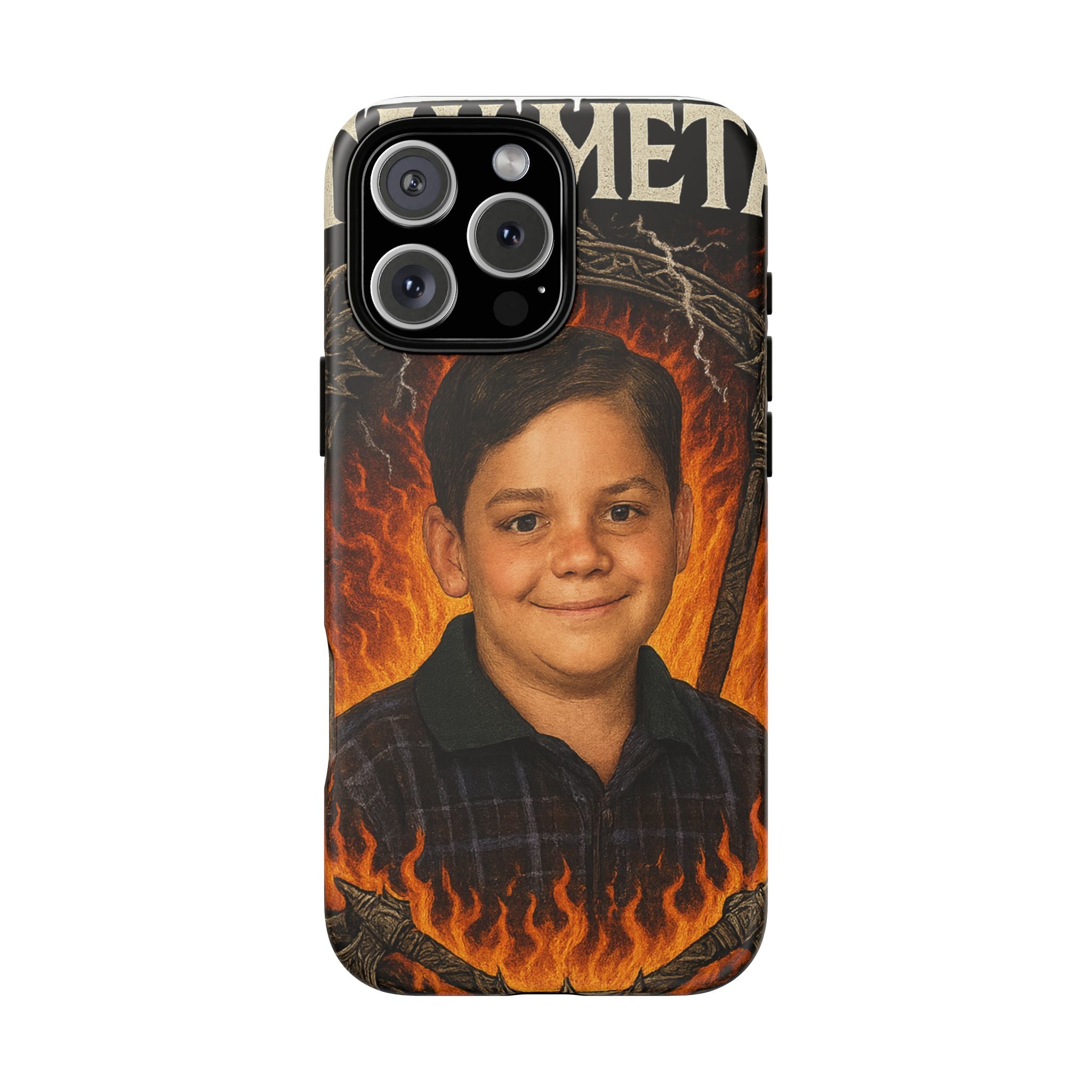 Metalhead Phone Case, Tough Cases for Music Lovers, Personalize with Unique Art, Gift for Metal Fans, Rock Lover's Accessory