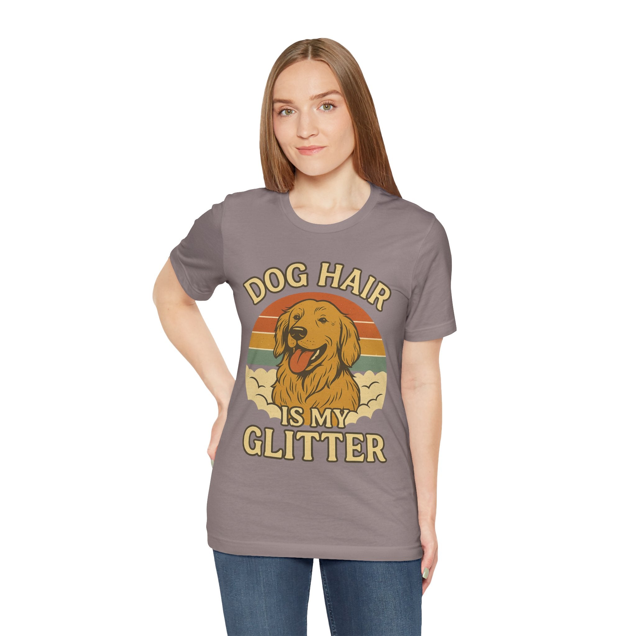 "Dog Hair Is My Glitter" – Golden Shedding Tee
