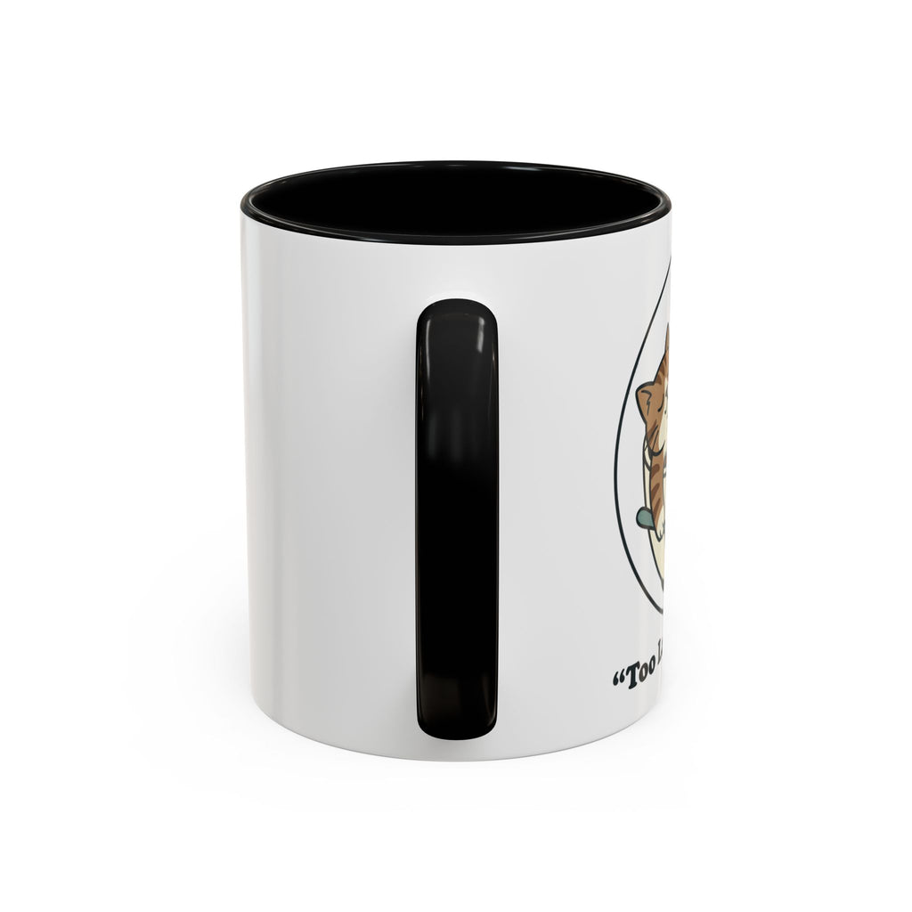 Latte Cat Coffee Mug – "Don't Wake Me, I'll Move" Cute Cat Latte Art Ceramic Accent Mug