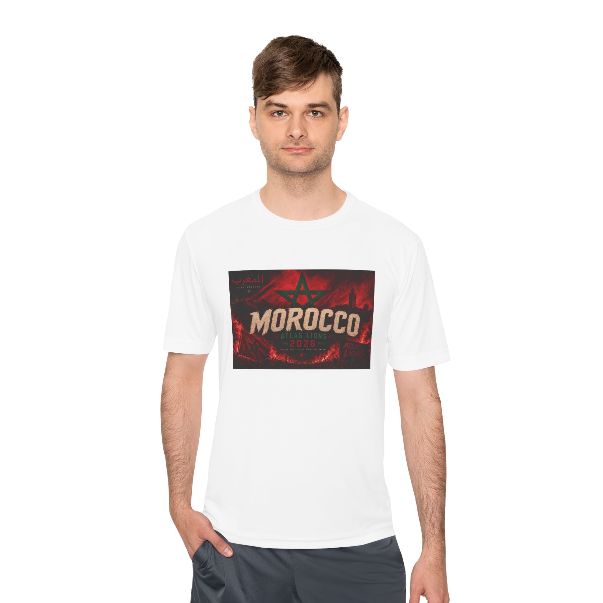 Morocco 2026 World Cup Tee — Soccer Fan Shirt