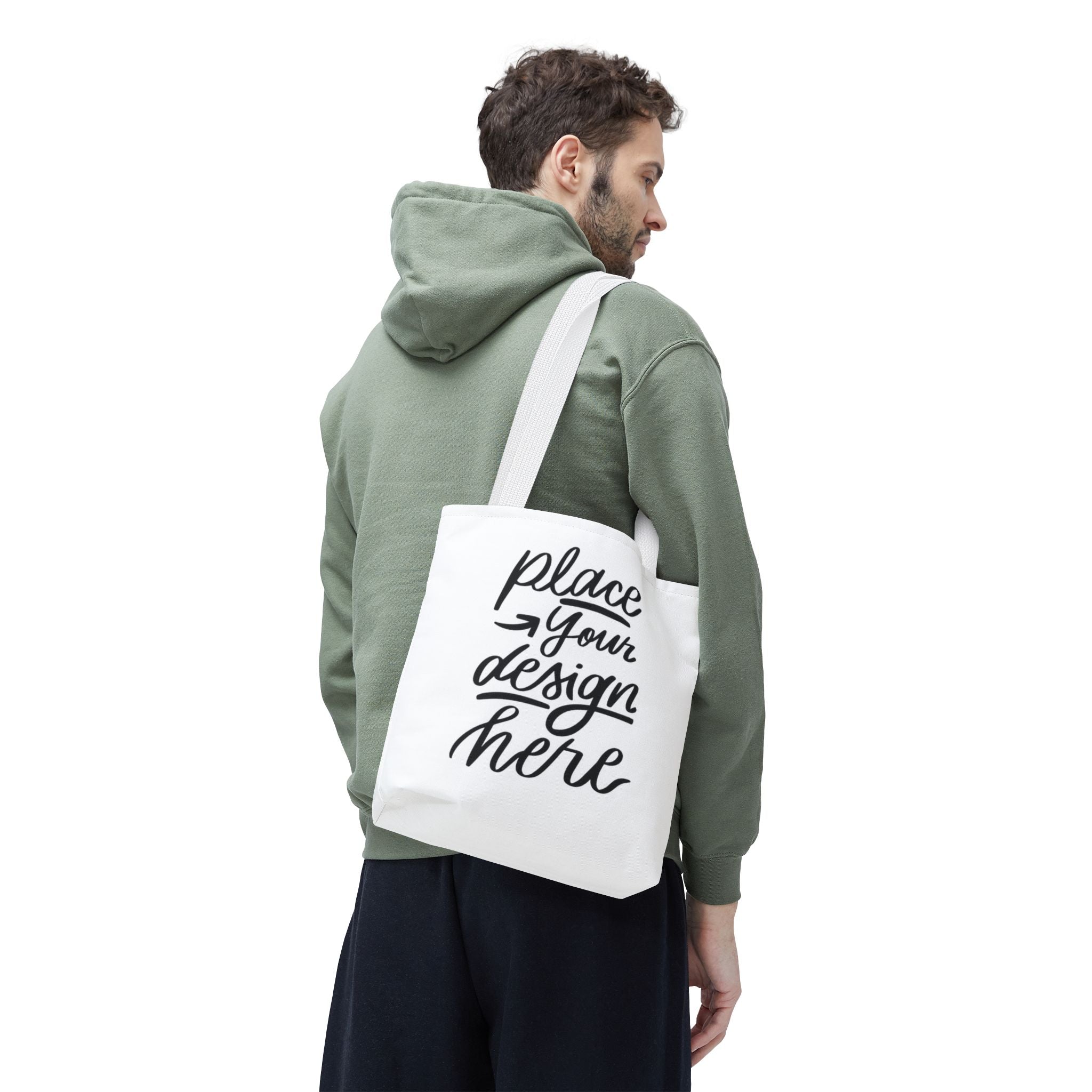 Custom Printed Tote Bag — Personalized All-Over-Print Canvas Shopper