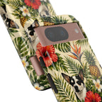 Tropical chihuahua Phone Case — Floral Pineapple Protective Tough Case