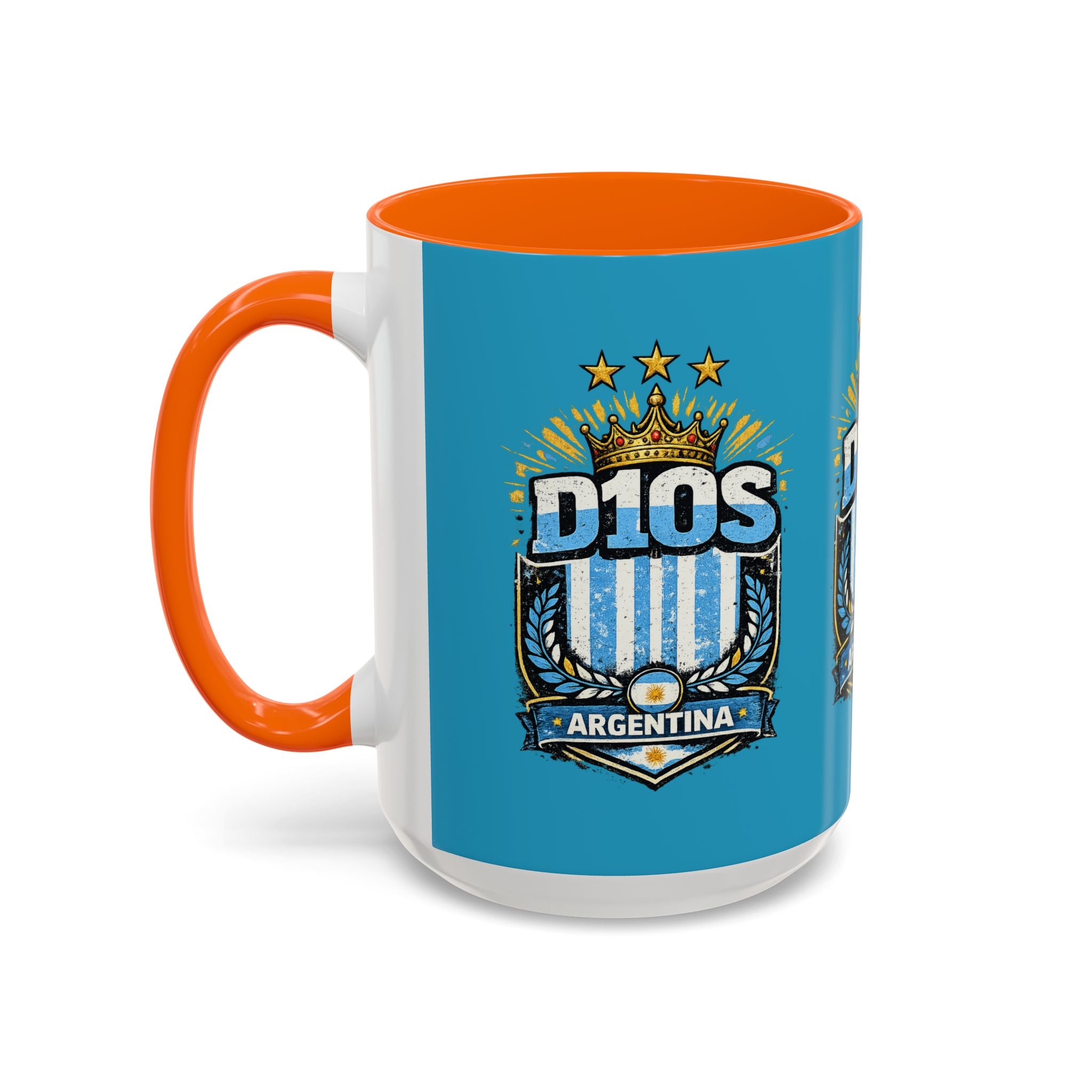 Coffee Mug — Bright Blue Accent Ceramic Mug (11/15oz)