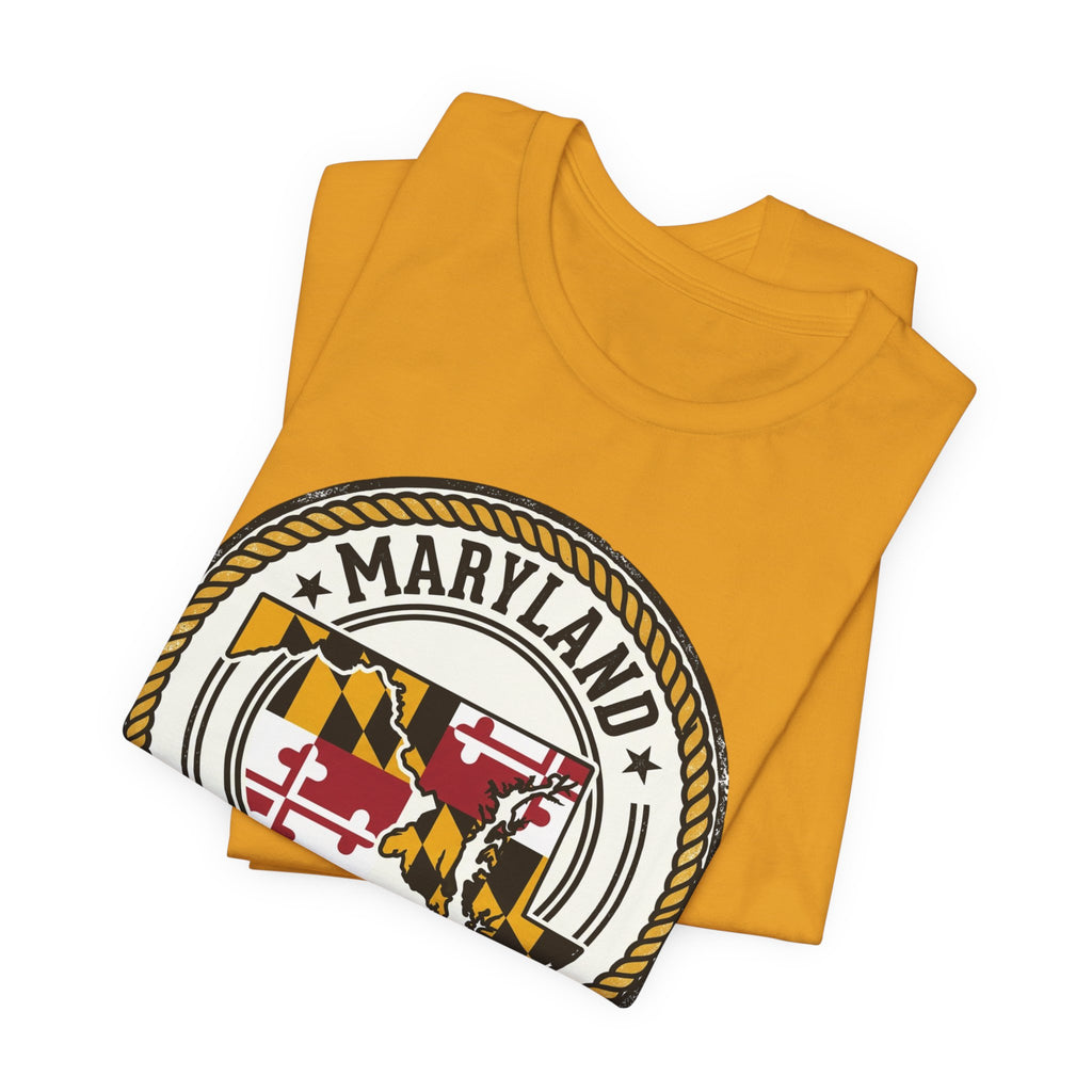 Maryland State Seal T-Shirt – The Free State Flag Emblem Tee