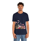 Floral Meadow Tee – Pink Wildflower Field Graphic T-Shirt