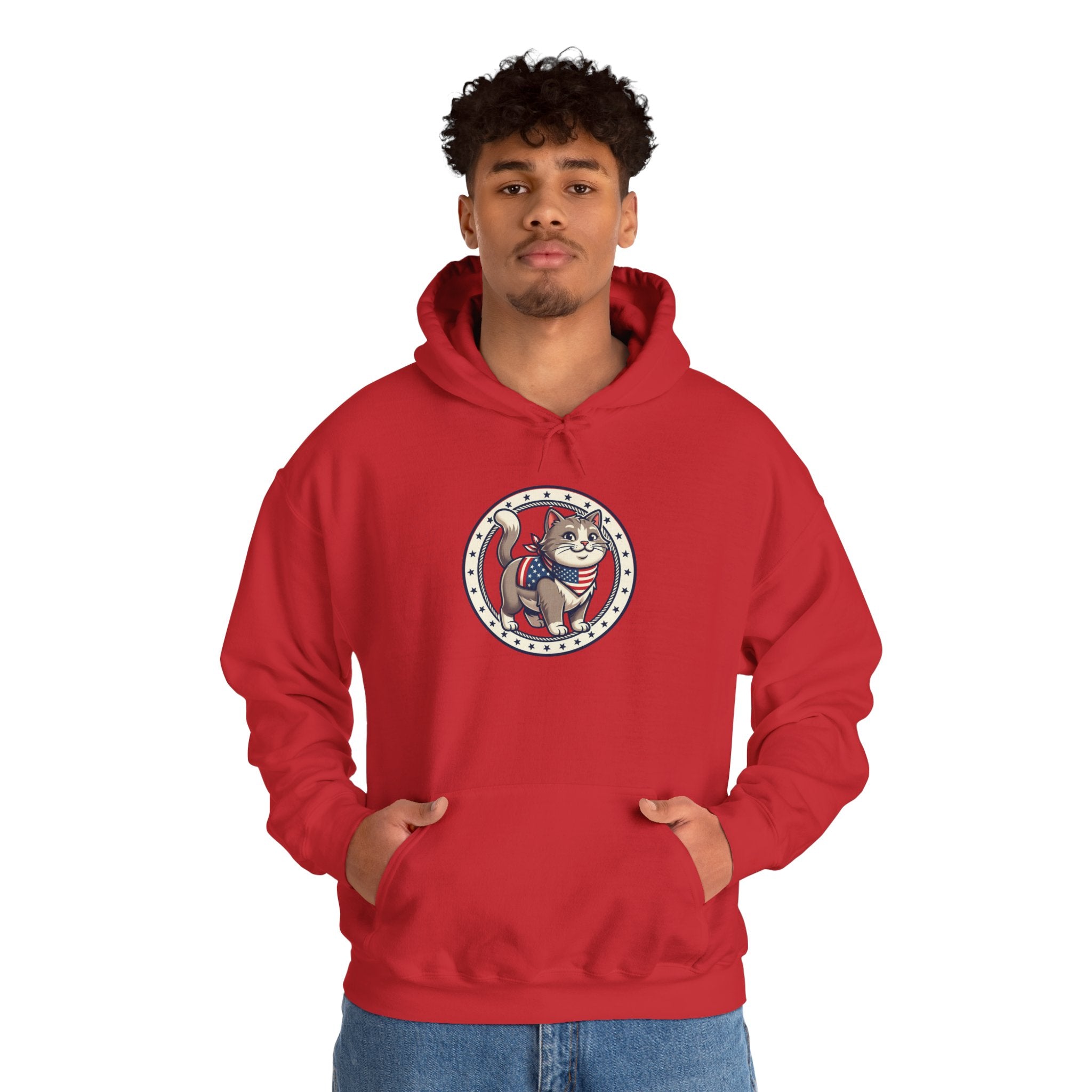 Patriotic Cat Hoodie