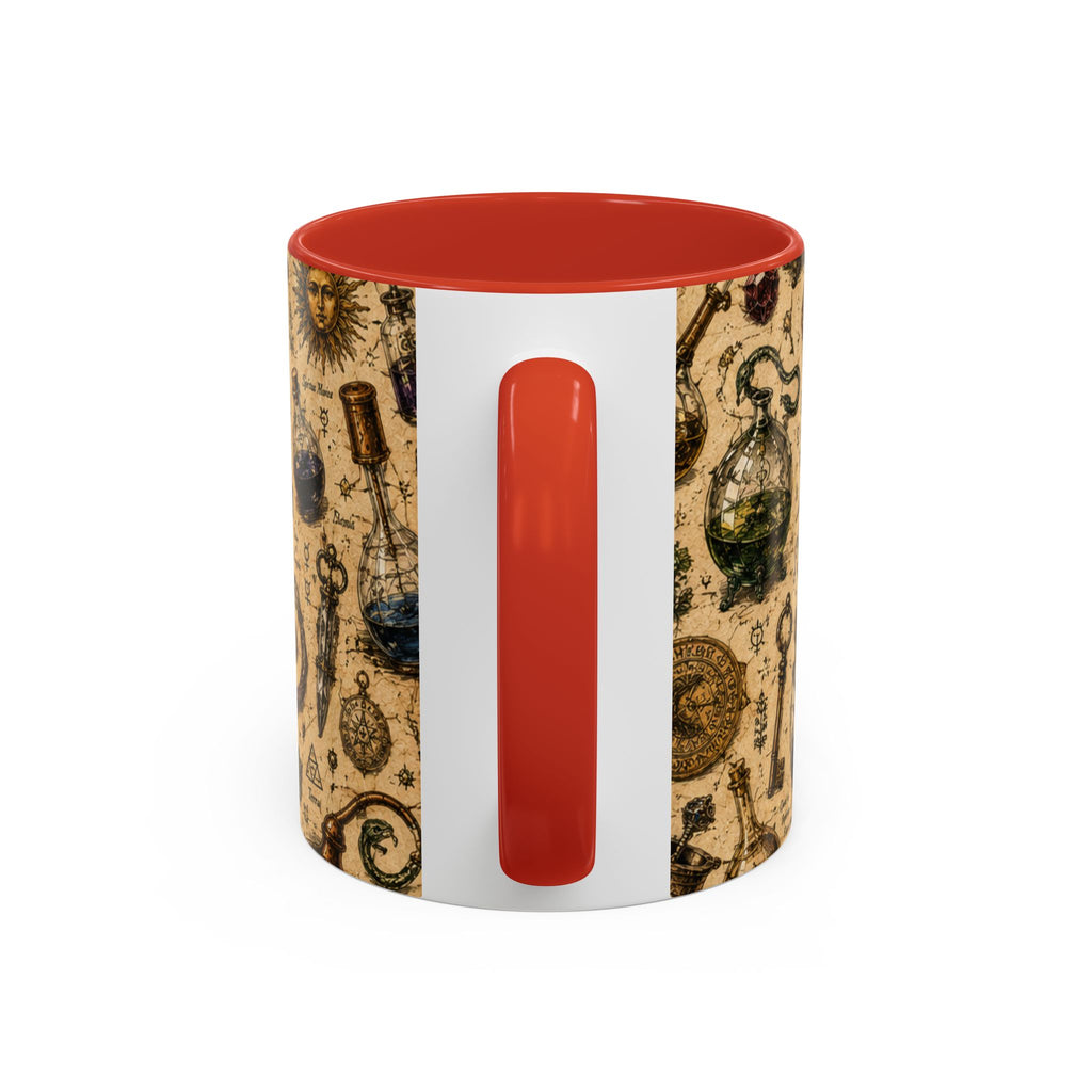 The Alchemist's Cabinet Coffee Mug — Vintage Apothecary Accent Mug (11/15 oz)