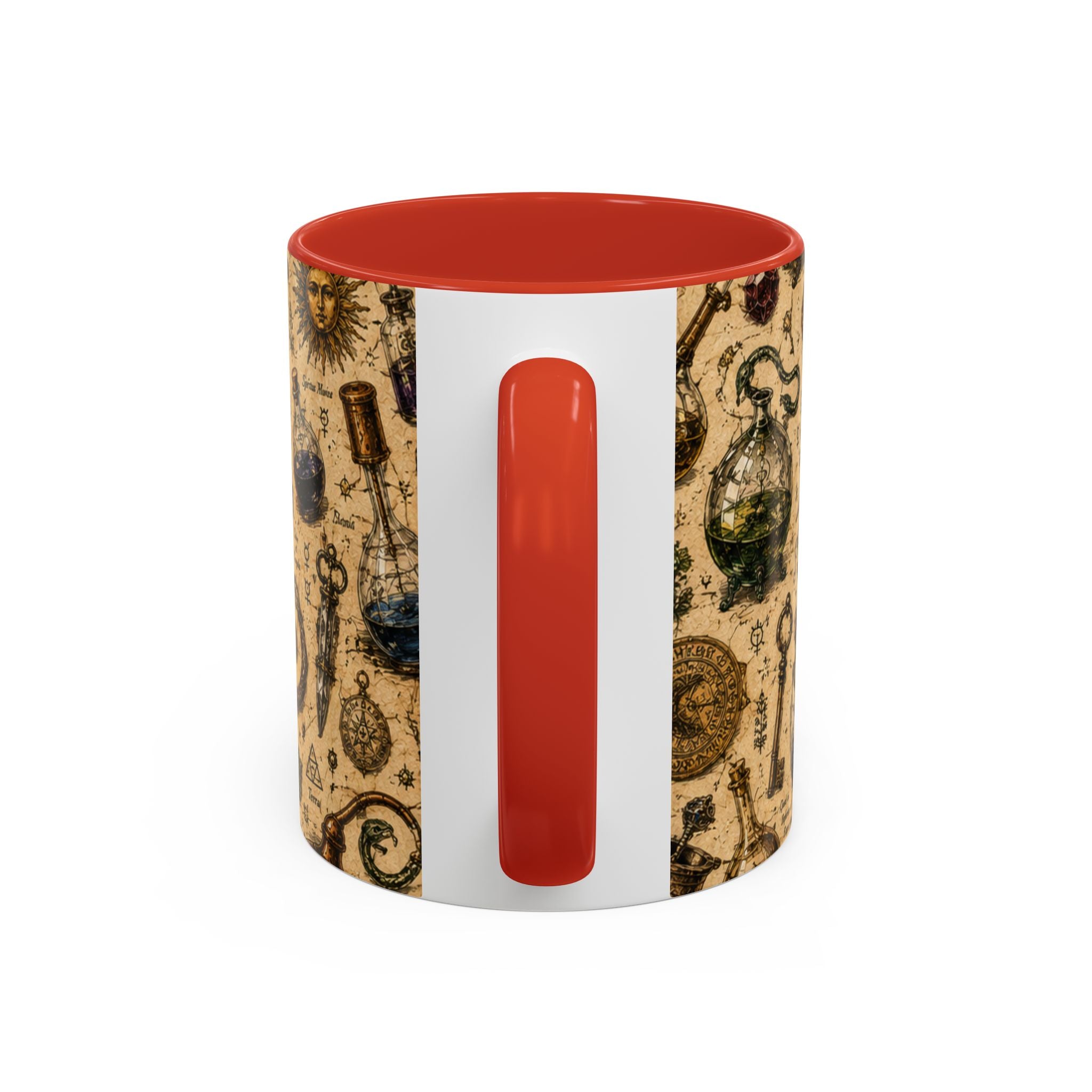 The Alchemist's Cabinet Coffee Mug — Vintage Apothecary Accent Mug (11/15 oz)