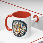 Space Camper Patch Coffee Mug — Retro Astronaut Camper 11/15oz Accent Mug