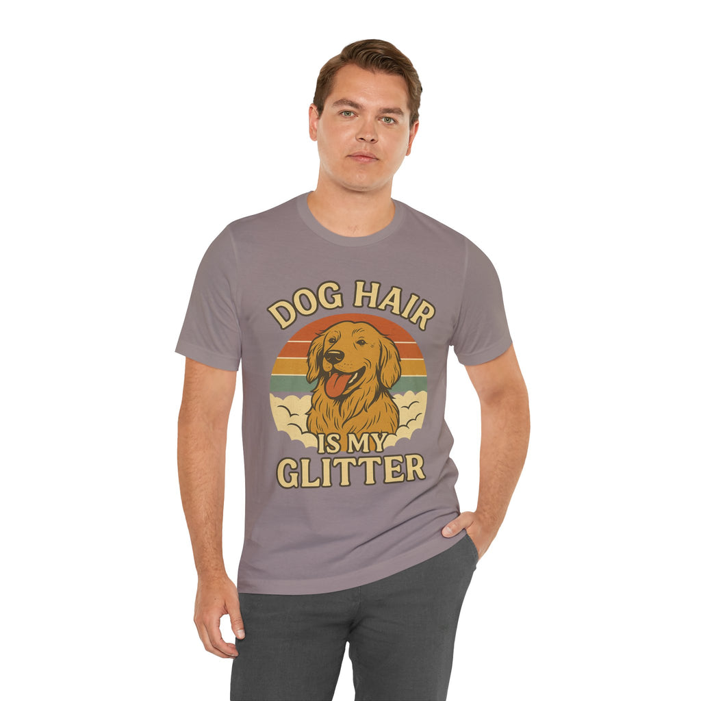 "Dog Hair Is My Glitter" – Golden Shedding Tee