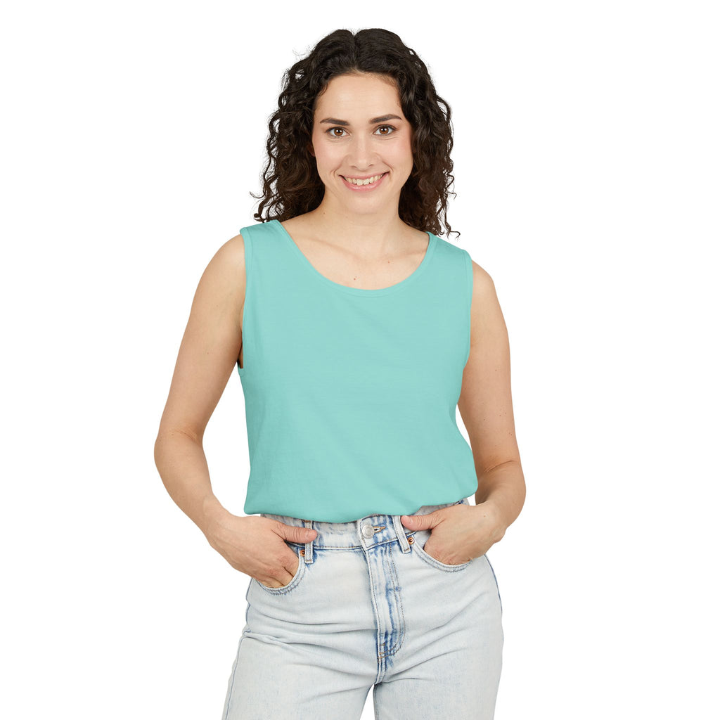 Summer Vibes Unisex Tank Top - Retro Sun Graphic