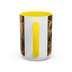 Vintage Natural History Coffee Mug — Botanical & Fossil Illustration Accent Mug