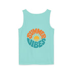 Summer Vibes Unisex Tank Top - Retro Sun Graphic